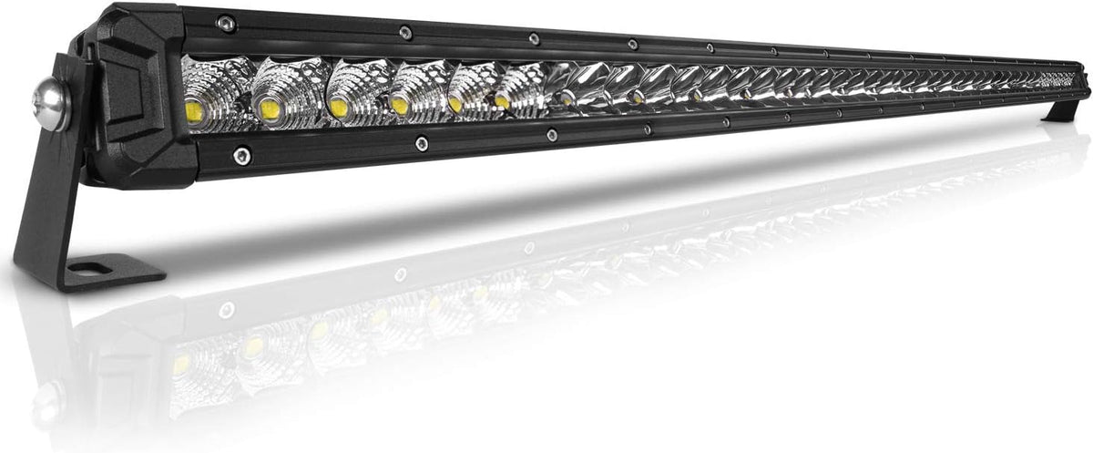 42 Inch LED Light Bar Single Row Flood & SpotBeam Combo 40000LM