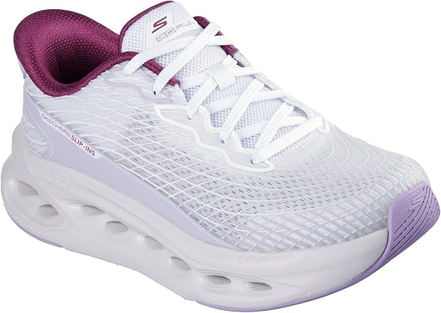 Skechers Womens Max Cushioning Glide Step Sapphire Hands Free Slip-ins