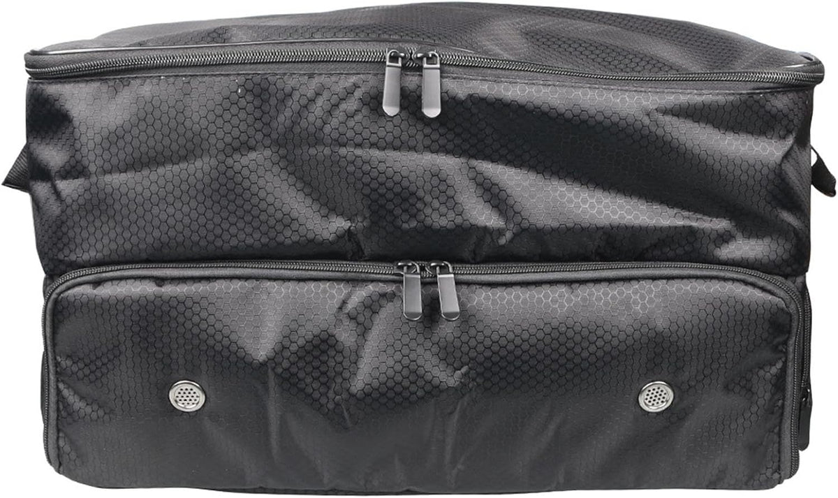 Golf Trunk Organizer Locker Bag Portable Zipper 2 Layer Golf Storage Bag Unbranded