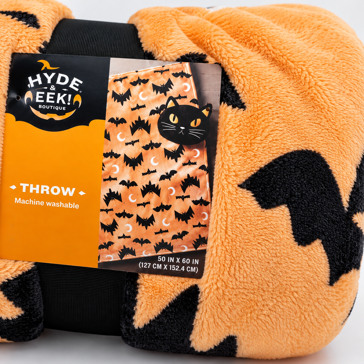 Halloween Bat Throw Blanket