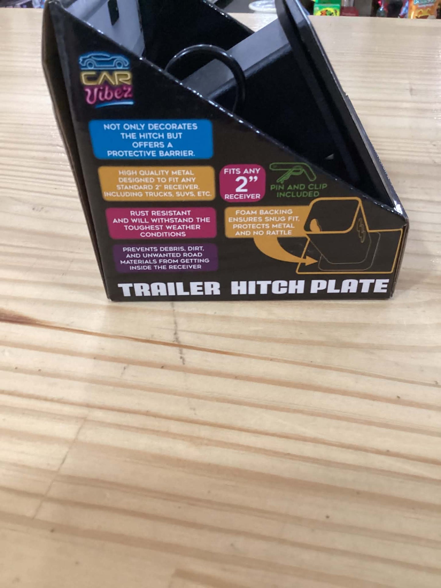 Gun Safety Rule #1 Trailer Hitch Plate