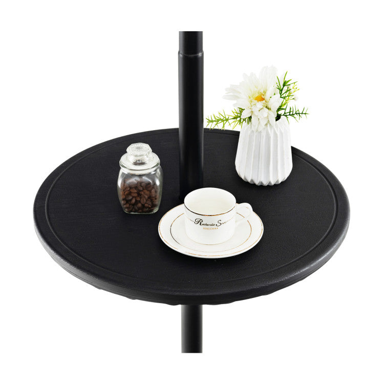 20 Inch Outdoor Adjustable Umbrella Table for 2 Sizes Patio Umbrella Pole