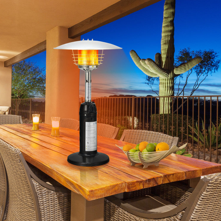 11000 BTU Portable Tabletop Propane Patio Standing Heater