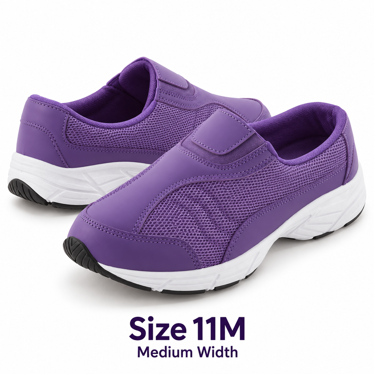 Women’s Purple Slip-On Sneakers – Size 11M (Medium Width)