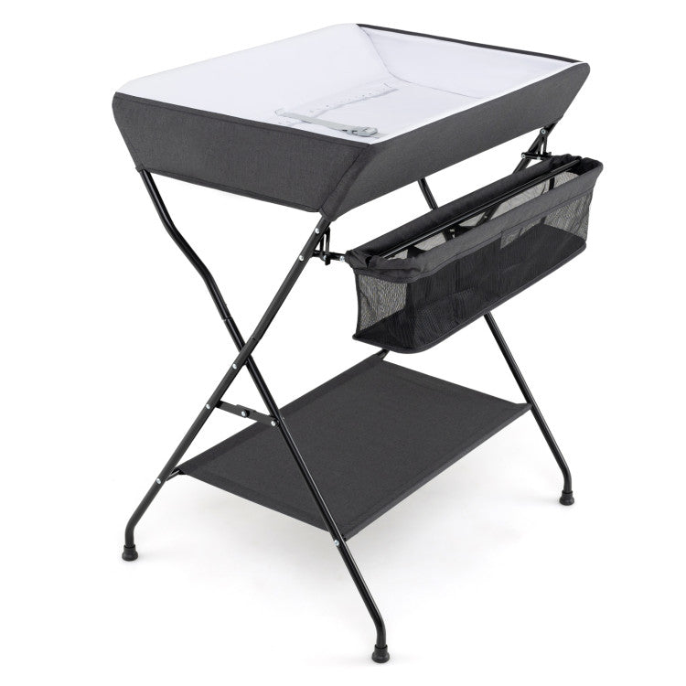 Baby Storage Foldable Diaper Changing Table