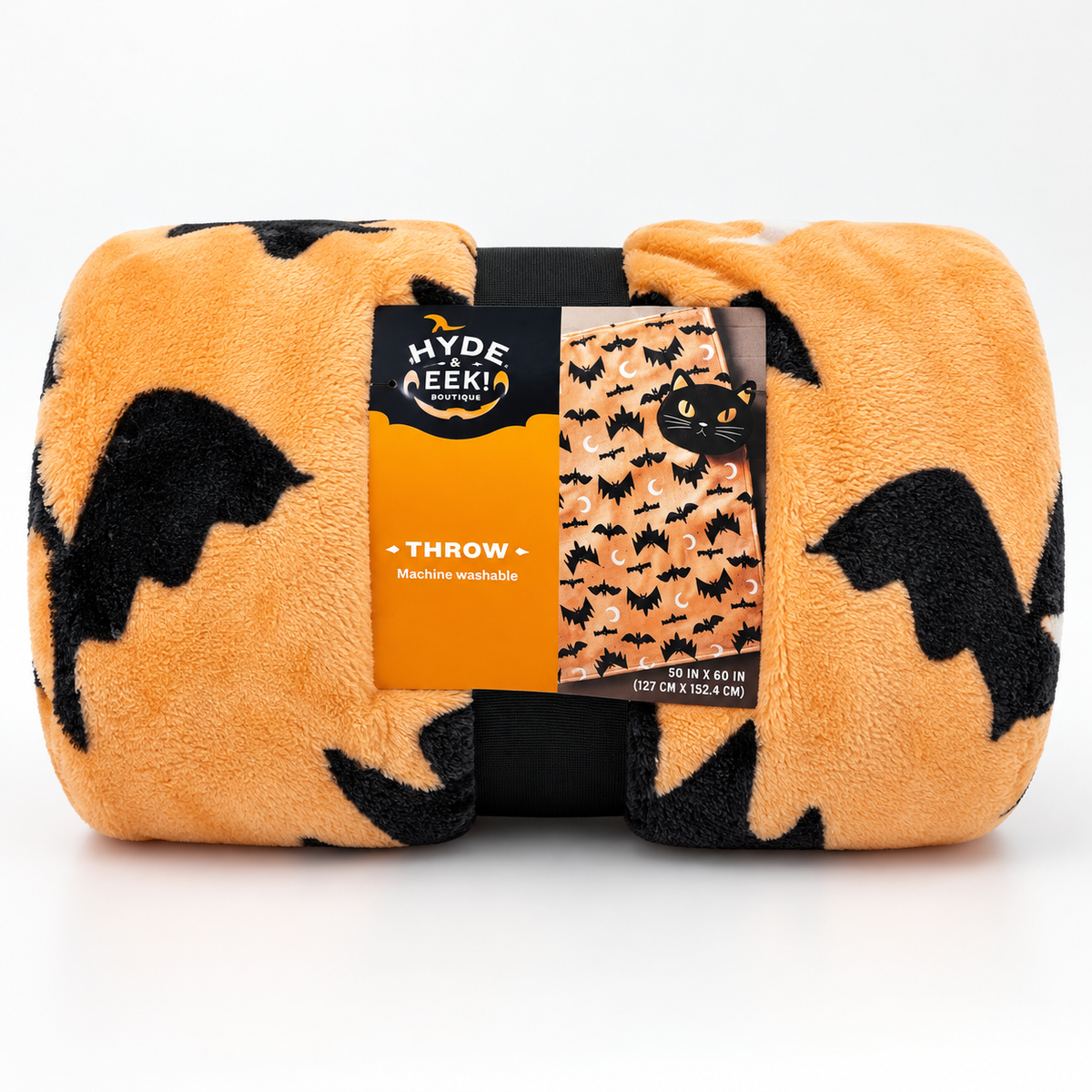 Halloween Bat Throw Blanket