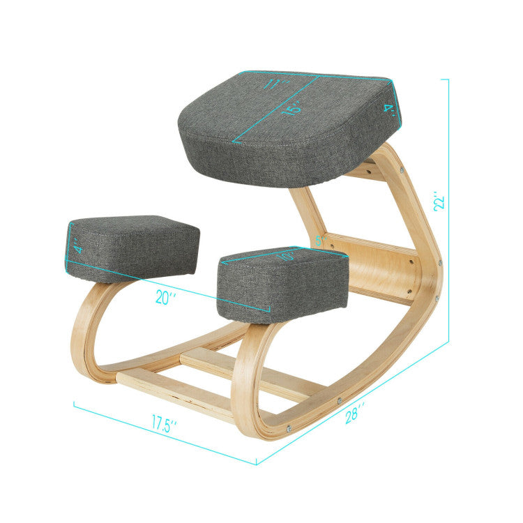 Kneeling Chair Rocking Office Desk Stool Upright Posture