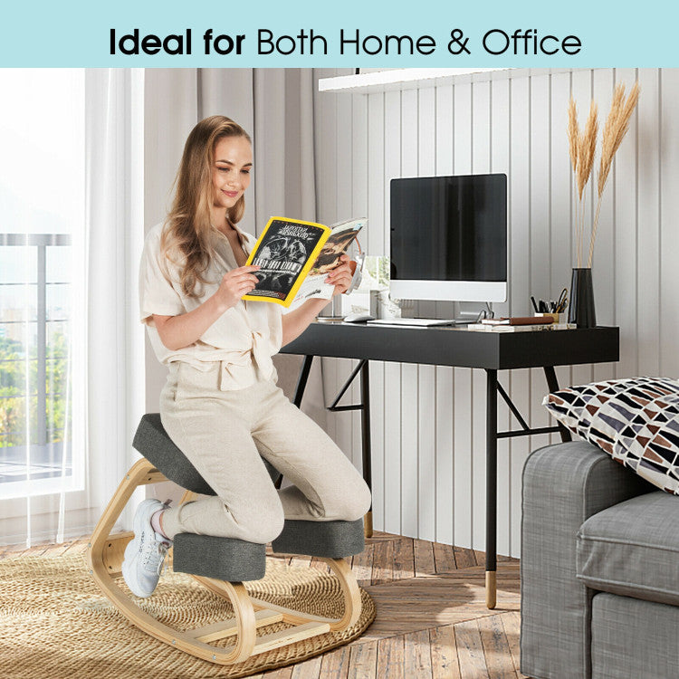 Kneeling Chair Rocking Office Desk Stool Upright Posture