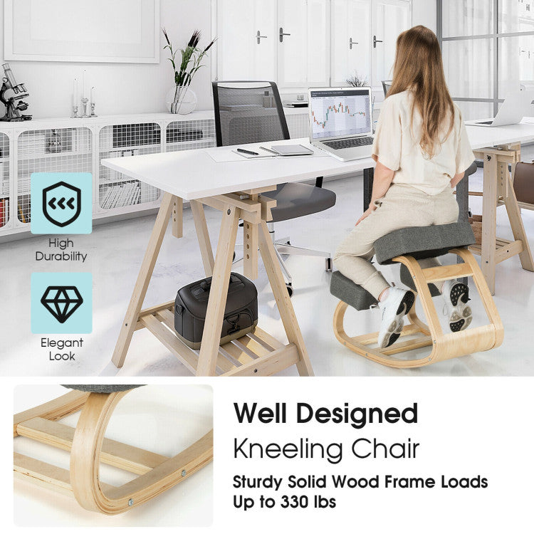 Kneeling Chair Rocking Office Desk Stool Upright Posture