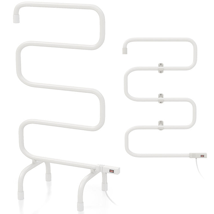 100W Electric Towel Warmer Drying Rack Costway