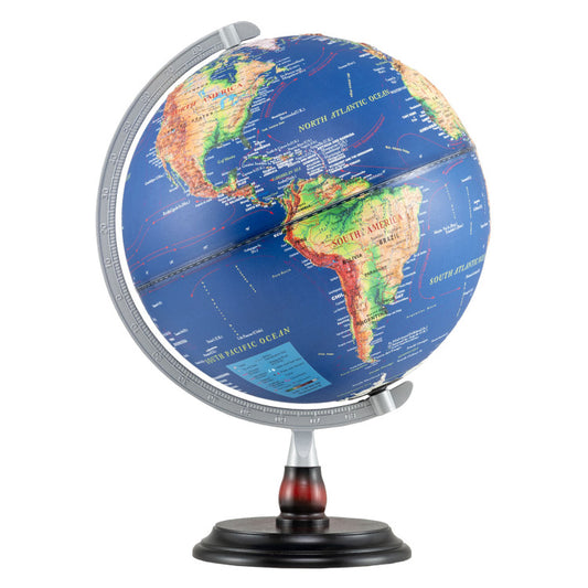 Costway 12" Illuminated World Globe - Premium Night Lamp