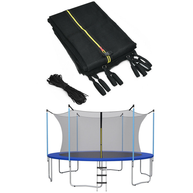 10FT Replacement Weather-Resistant Trampoline Safety Enclosure Net Costway