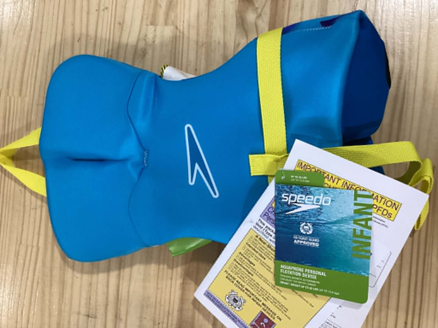 Speedo Infant Life Jacket PFD Blue Monster