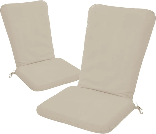 Adirondack Chair Cushion Set of 2-19''x19'' Seat & 19''x28'' Back Ottowood