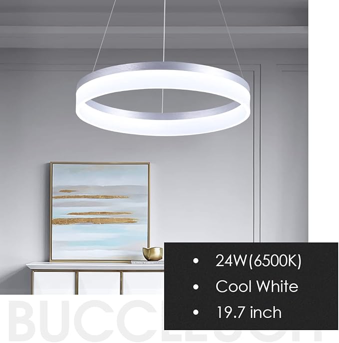Buccleuch Modern LED Pendant Light, Dimmable LED Chandelier for Dining Room Buccleuch