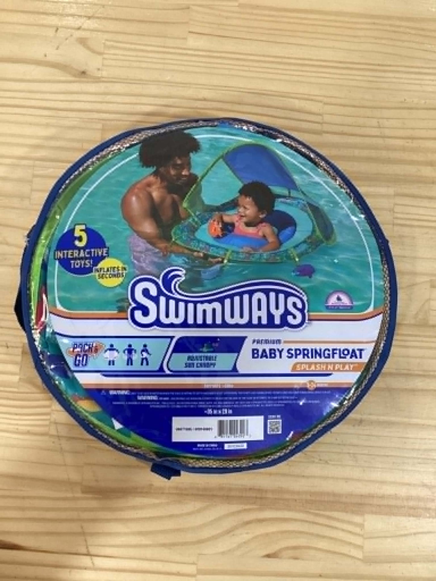 Swimways Baby Spring Float Splash N Play