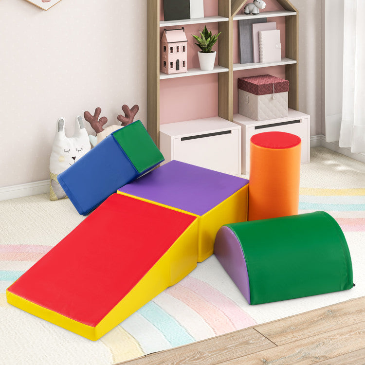 5-Piece Kids Climb and Crawl Activity Playset