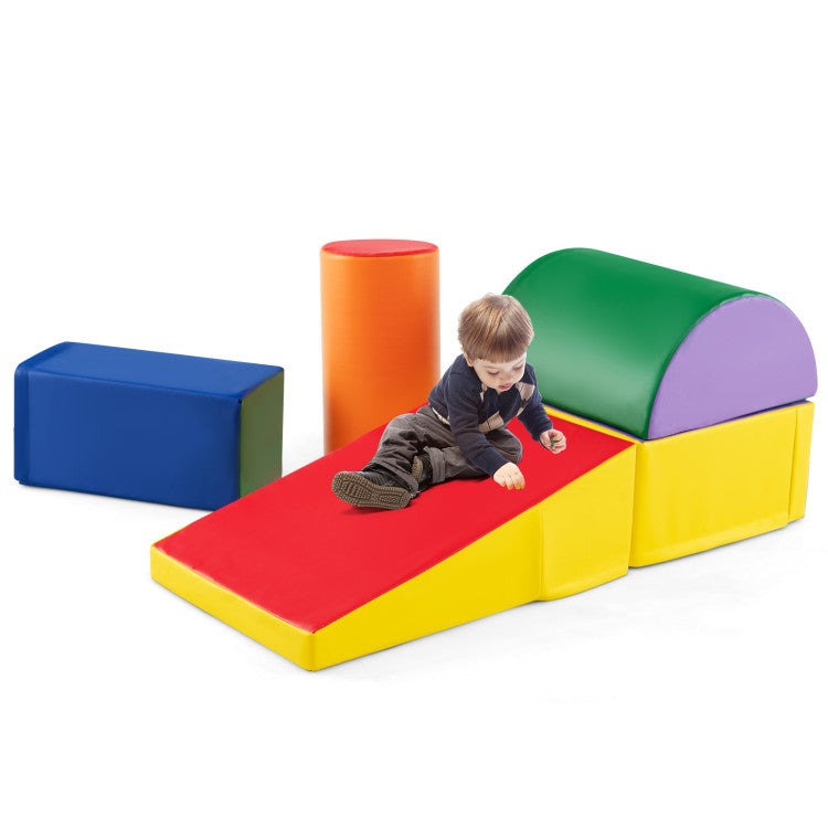 5-Piece Kids Climb and Crawl Activity Playset