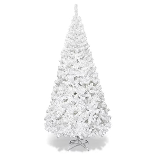 8-ft White Artificial Christmas Tree