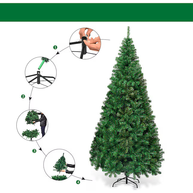 8-ft Artificial Christmas Tree