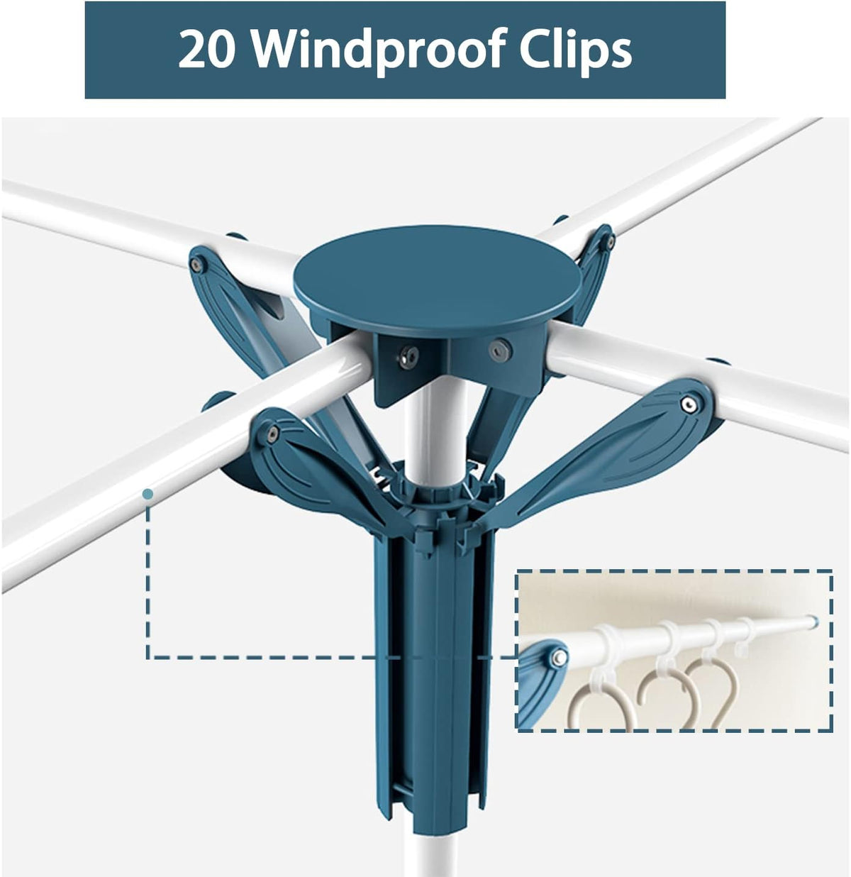 Tripod Clothes Drying Rack Folding Indoor, Portable Drying Rack Clothing