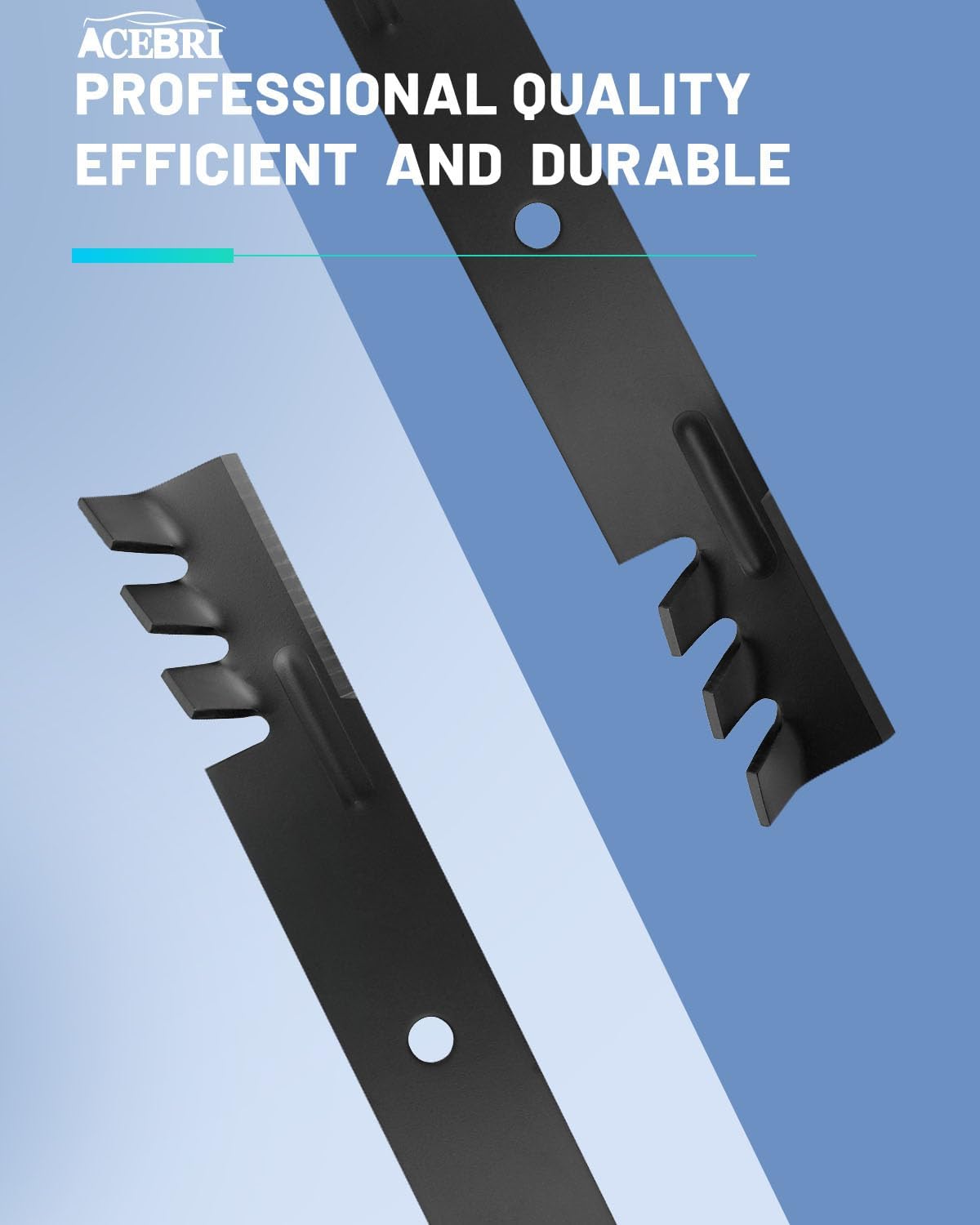 ACEBRI Mulching Blades 36/52/54" Fits for Ariens 52 Ikon XD for Bad Boy