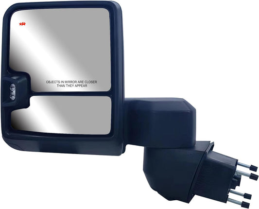 Driver Left Side Door Towing Mirror Power and Heated with Signal Light LongLing