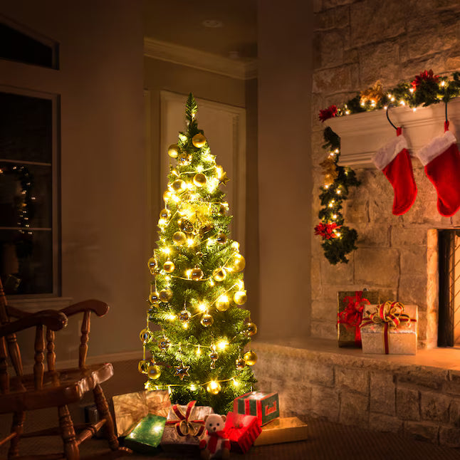 5-ft Pencil Artificial Christmas Tree