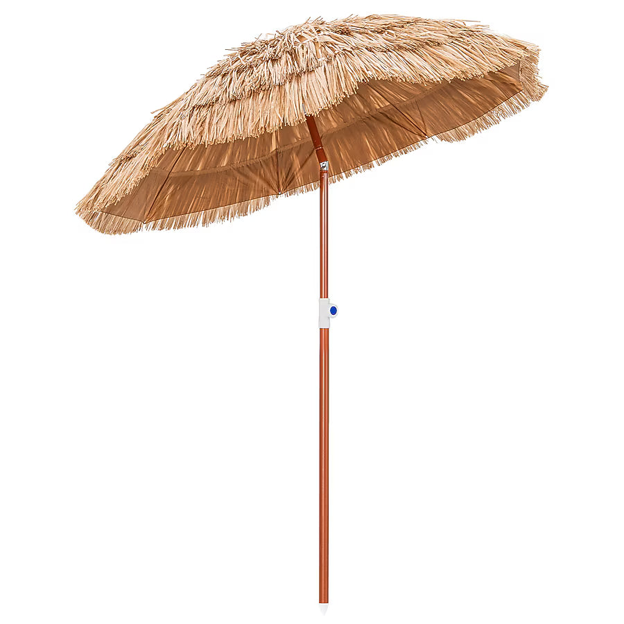 6-ft Natural Beach Umbrella