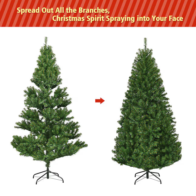 Costway 5-ft Pre-lit Artificial Christmas Tree with Multicolor LED Lights