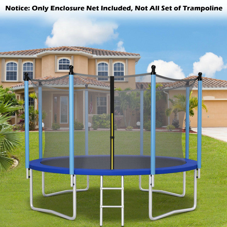 12' Replacement Weather-Resistant Trampoline Safety Enclosure Net Costway