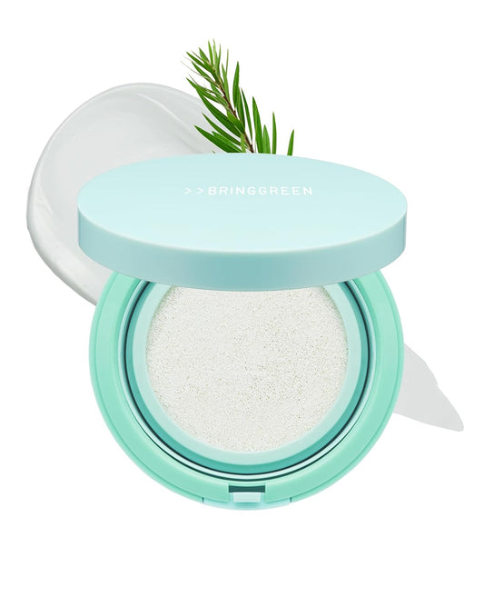 BRING GREEN Tea Tree CICA Facial Sun Cushion SPF 50+