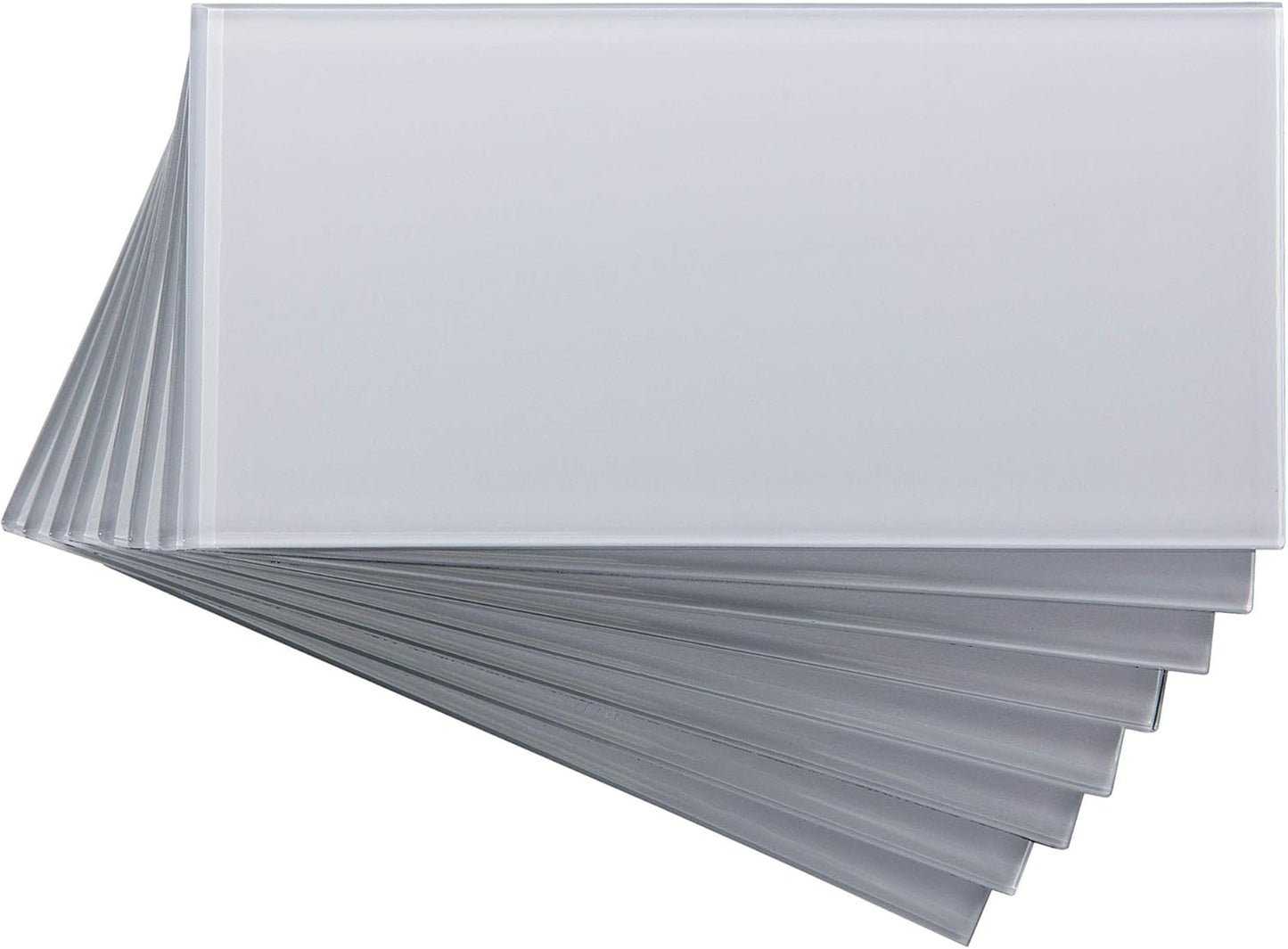 Glass Backsplash Tile - Leather Peel & Stick