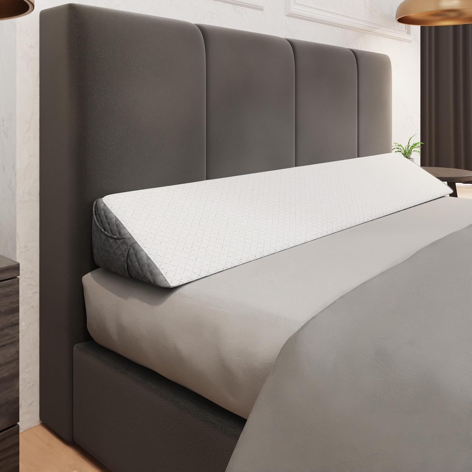 Kölbs Bed Wedge Headboard Pillow, Flippable 2 Sided, Instantly Change Your Decor8x10 Kolbs