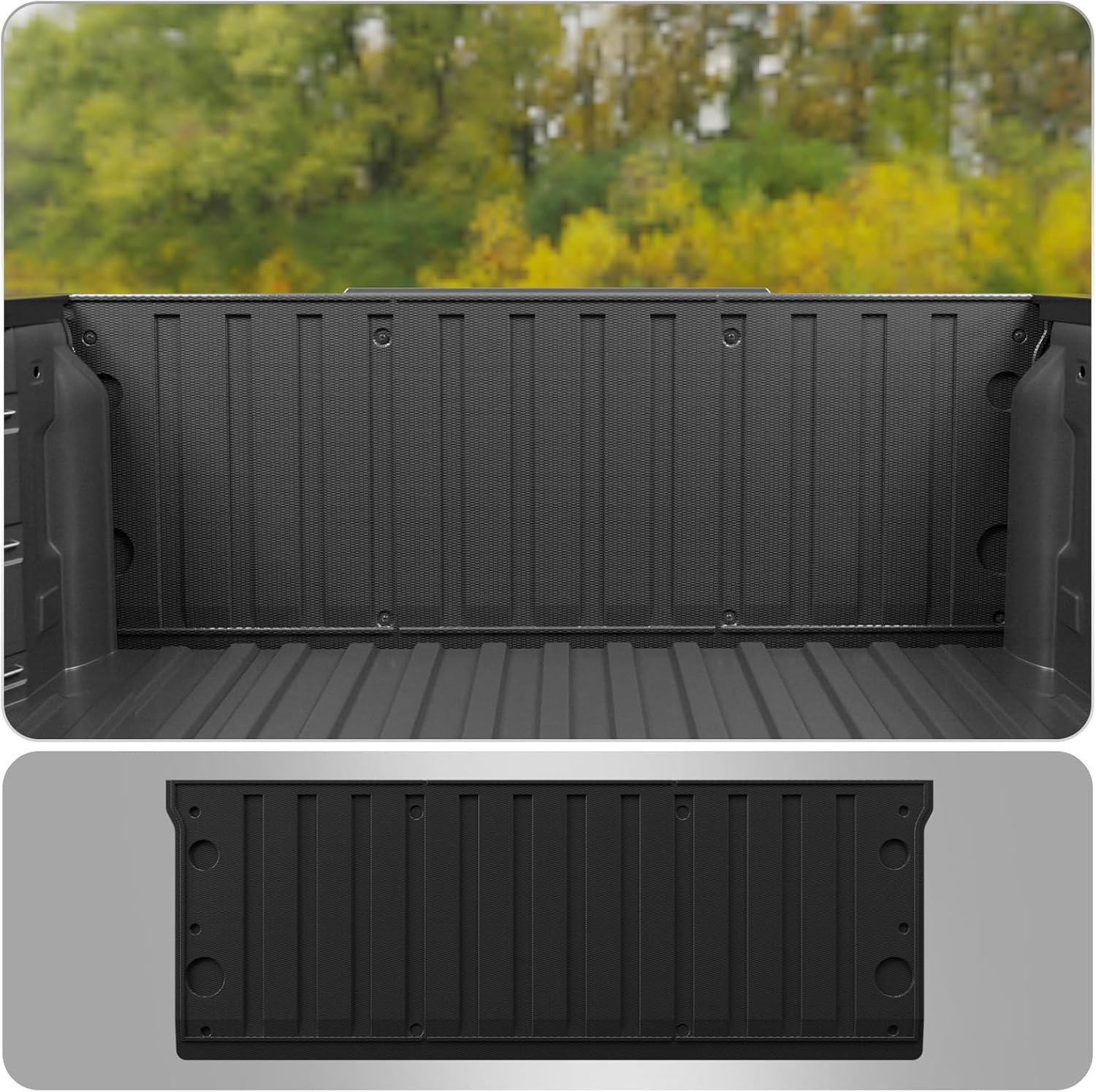 Tailgate Mat Compatible with 2019-2024 2025 Chevrolet Silverado Bed Mat Thinzyou