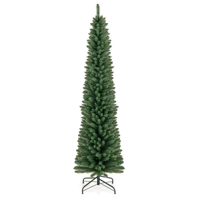 7 Ft Pencil Christmas Tree with 523 Memory Wire Branch Tips
