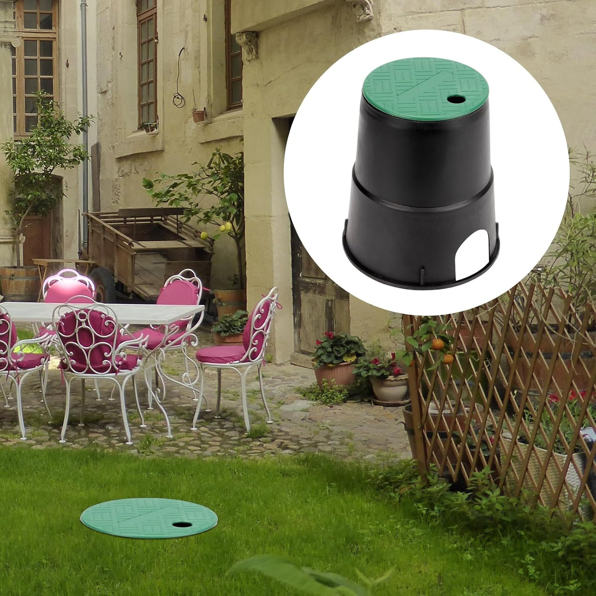 3Pcs Electrical Splice Box, 6''Underground Electrical Junction Box