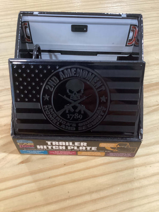 2nd Amendment Trailer Hitch Plate