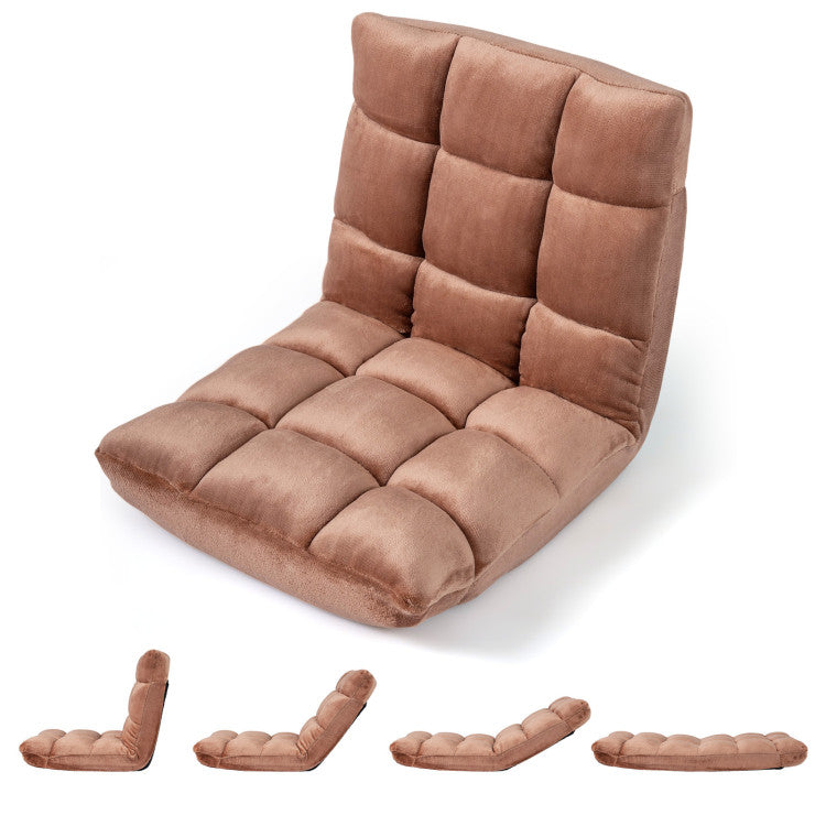 14-Position Adjustable Cushioned Floor Chair