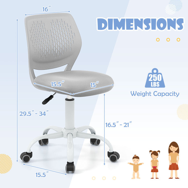 Children Study Chair with Adjustable Height