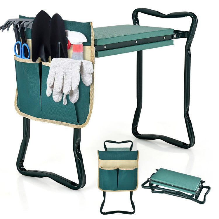 Garden Kneeler and Seat Folding Sturdy Gardening Stool
