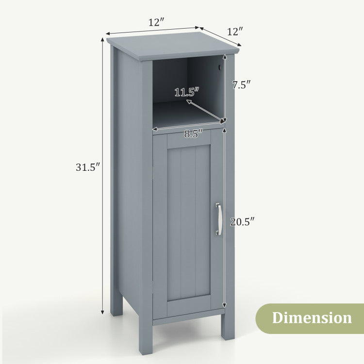 Bathroom Storage Organizer with 2-Tier Cabinet
