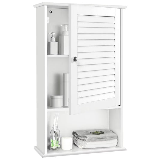 Wall Cabinet Hanging Bathroom Storage Cabinet 27.5'' Height Adjustable