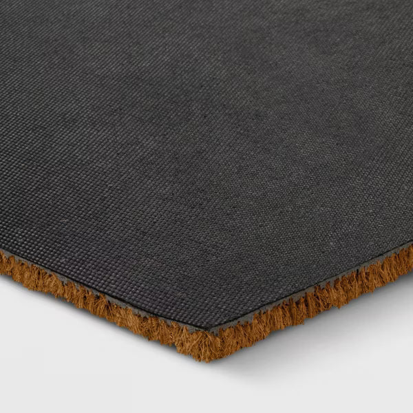 1'4"x2'4" Sunshine Vibes Rectangular Outdoor Doormat Dark Blue Room Essentials
