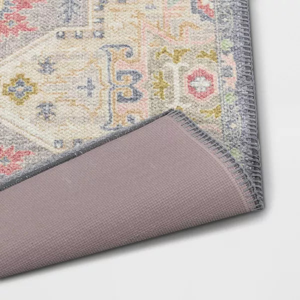 2 x 7 Washable Printed Accent Rug Threshold