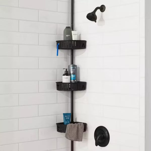 Steel Corner Tension Pole Caddy - Room Essentials Room Essentials