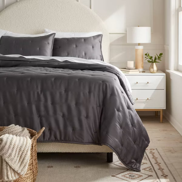 3pc Full/Queen Comforter and Sham Set Threshold