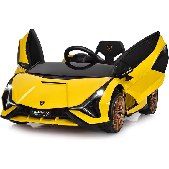 12V Licensed Lamborghini Sian Kids Ride On Car with Parent Remote Control
