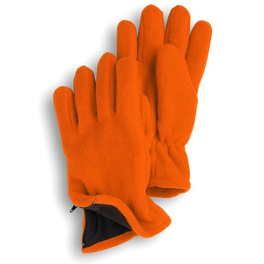 Eco Polyester Fleece Zip Gloves Wolfmark