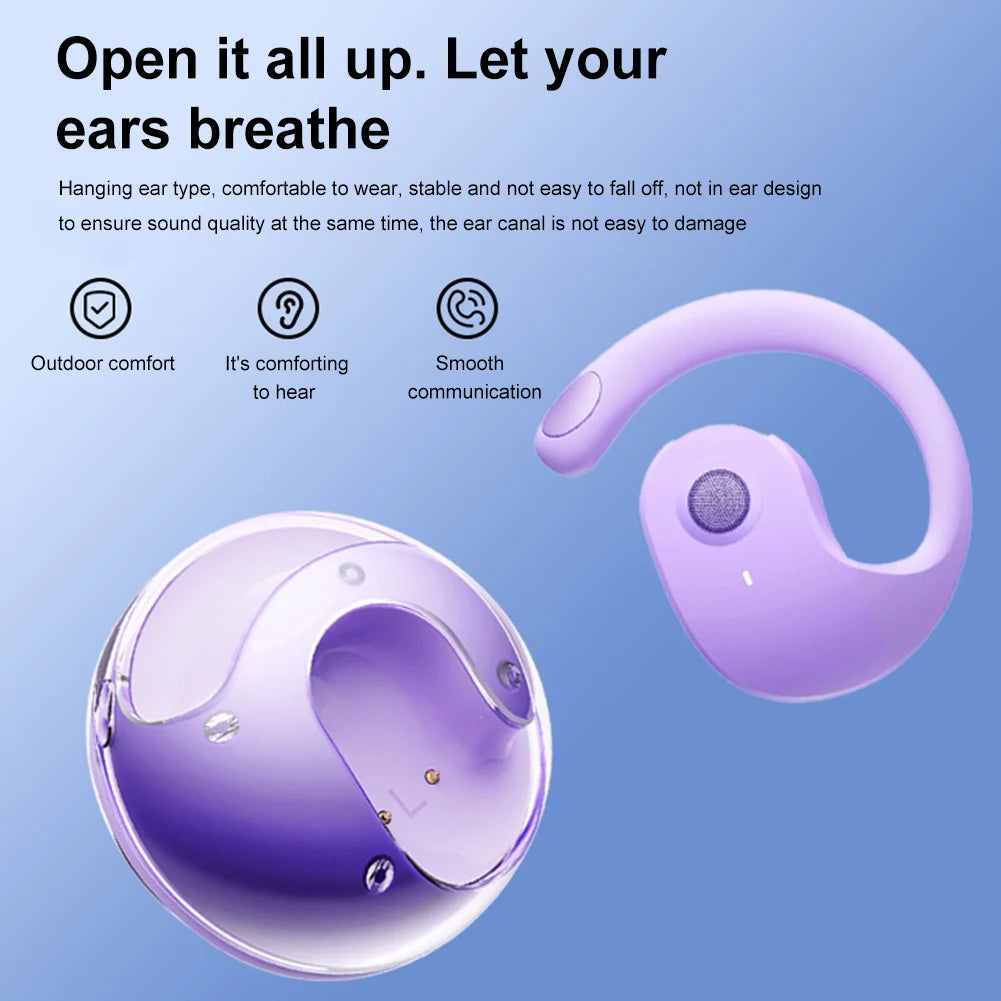 Wireless BT AI Translation Earbuds 144 Languages Smart Voice Translator Translator Device for Travel Business and Learning